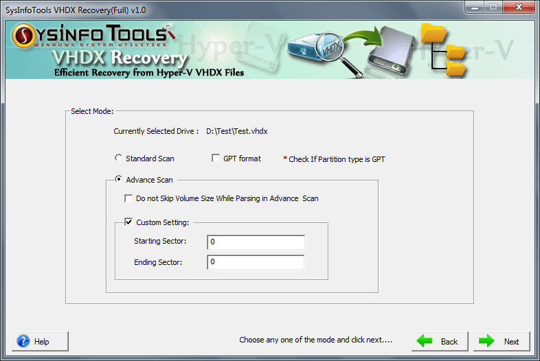 Hyper-V Virtual Hard Disk Recovery